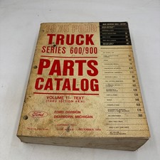 1975 Ford Truck Parts Catalog Series 600 900 Volume 1 TEXT picture