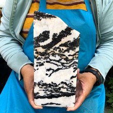 6.29LB Natural Beautiful Zebra Calcite Crystal Mineral Specimen Reiki Healing picture