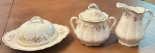 Antique Z S & Co Zeh Scherzer ORLEANS Lidded Sugar Bowl Creamer Covered Butter picture