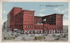 St Charles Hotel New Orleans Louisiana Demolished 1974 Vtg Postcard 6A picture