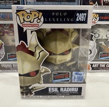 NYCC26 FUNKO POP SOLO LEVELING ESIL RADIRU MASKED FIGURE OFFICIAL Con-sticker picture
