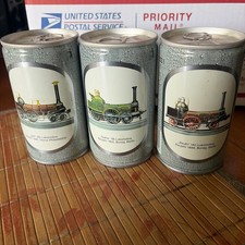 3) DIFFERENT BECKER'S PILS SERIES  TWO OF TRAINS  -- BEER CAN  33cl GERMANY picture