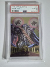 1995 Marvel Metal Doom 2099 PSA 10 picture