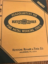VINTAGE 1936 KEYSTONE TOOL FINE METAL WORKING CATALOG MILLERSBURG PENNSYLVANIA picture