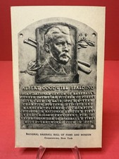 1939 ALBERTTYPE II HOF PLAQUE CARD OF ALBERT GOODWILL SPALDING Beautiful Shape picture