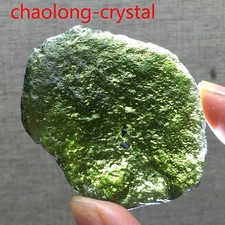 129Ct Moldavite Genuine Raw Meteorite From Czech Republic PICcertificate picture