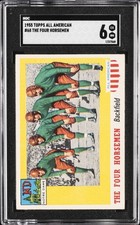 1955 TOPPS ALL AMERICA #68 THE FOUR HORSEMEN SGC 6 picture