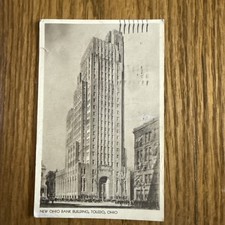 Toledo Ohio New Bank Building 1930 Postcard   picture
