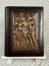 The Three Graces Spellbook   Hand Tooled Italian Leather picture