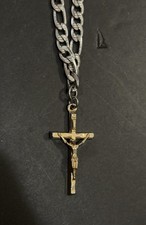 Vintage Jesus Cross Crucifix Pendant 24