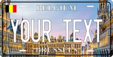 Brussels Belgium City Novelty License Plate Custom Auto Bike Motorcycle picture