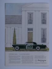 1957 Lincoln Mark II Vintage Green Original Print Ad-8.5 x 11