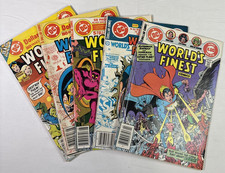 Vintage World’s Finest Mix Lot of (5) Dollar DC Comic Books. picture