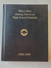 WHO’S WHO AMONG AMERICAN HIGH SCHOOL STUDENTS 1988-1989 picture