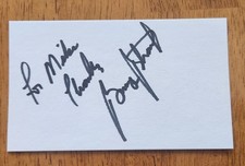 Autographed George Strait 3x5 card w/loa *personalized* COUNTRY MUSIC LEGEND picture