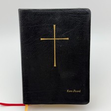 CHURCH Prayer Book and Hymnal 1982 Episcopal Black Leather Gold Gilt 1986 picture
