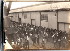 Brazil, Santos, View of'a Landing Pier, Vintage Print, circa 1910 Print came picture