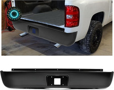 Rear Roll Pan Compatible with 2007-2013 Chevy Chevrolet Silverado GMC Sierra 150 picture