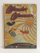 Wonder Woman #21 1947 DC Comics Classic Atomic Cover Golden Age Complete picture