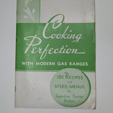 Vtg 1930s Iowa Public Service Co Gas Range Cooking Perfection Cookbook Booklet picture