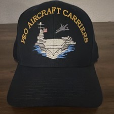 Aircraft Carriers Navy Embroidered Baseball Cap Hat - Militaria Theme picture