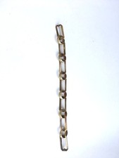 Rectangle Un-Welded Link Solid Brass Lamp Chain 1 5/8