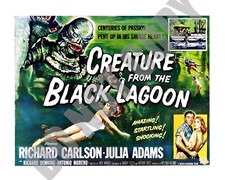 1954 The Creature From the Black Lagoon Movie Theatre Promo Ad -2- 8x10 Photo picture