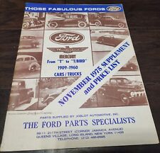 Those Fabulous Fords From 