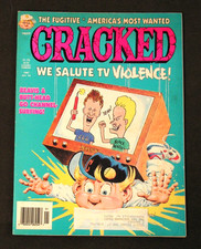 Vintage Jan. '94 Cracked Comic Magazine #287 Beavis & Butt-Head TV Violence picture