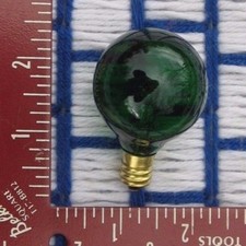 C7 new 130V TRANSPARENT GREEN CHRISTMAS LIGHT bulb Round Berry Globe 10w G12.5  picture