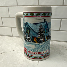 Miller High Life Holiday Limited Edition Beer Breweriana Stein Mug USA picture