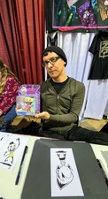 SIGNED INVADER ZIM by 3; OFFICIAL PIX COA Jhonen Vasquez, Simons, Trueheart NM/M picture
