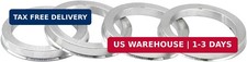 4pc Wheel Hub Centric Rings 66.6 to 57.1, Alloy Aluminum Hubcentric Rings | Perf picture