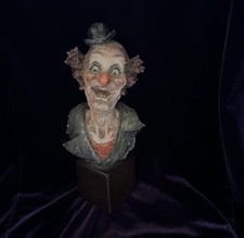 Vintage Giuseppe Armani Clown Bust Figurine Capodimonte Sculpture Italy Signed picture