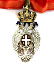 Kingdom of Serbia Order of the White Eagle 3rd Class Commander Cross c.1920 picture
