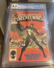 Marvel Super Heroes Secret Wars 8 (Marvel, 1984)  CGC 5.5 WHITE PAGES  Venom picture
