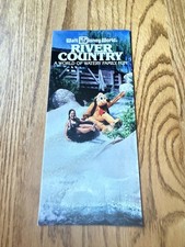 Vintage 1985 Walt Disney World River Country Guide Brochure Pluto Water Park picture
