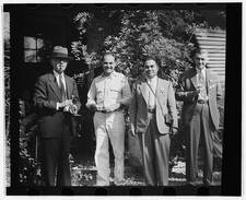 Photo:Mix Louisiana 1938 Allen Ramsey Wurtele sugarcane harvester experts picture