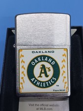 Zippo MLB Oakland Athletics Brushed Chrome 24599 picture