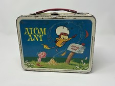 Vintage 1966 Atom Ant Secret Squirrel Metal Lunchbox King-Seeley Hanna-Barbera picture