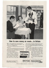Vintage British Railways 1960 Print Ad Thrift Coupons United Kingdom Britain UK picture