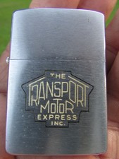 Vintage 1963 Zippo TMX Transport MOTOR Express ADVERTISING Lighter Bradford PA  picture
