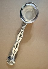 Vintage Neiman Marcus Silverplate Top Hat Coffee Scoop Top Of The Morning To You picture