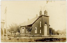 1910s Pleasanton KS ME Church RPPC Methodist Episcopal W.S. Porter Kansas picture