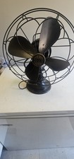 Vintage 1930s Delco 10” Electric Desk Fan Model 1530 WORKS Art Deco Antique picture