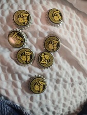 Lot of 7 Vintage Lemmy Lemonade Bottle Caps NOS Cork Lined 1940s 1950s Soda... picture