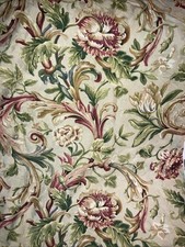 Vintage Waverly Floral Fabric “Pageantry Grandeau” 52” Wide X 44”Long picture