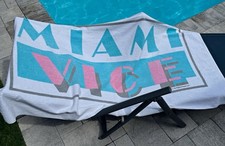 Vintage “Miami Vice” Beach Towel - Authentic 1984 Logo picture