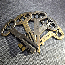 VINTAGE××Southern Steel Co Cell Keys San Antonio Texas Various Markings picture