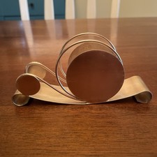 Vintage WMF Art Deco Napkin Holder Envelope Holder Silver-Plated Germany Snail picture